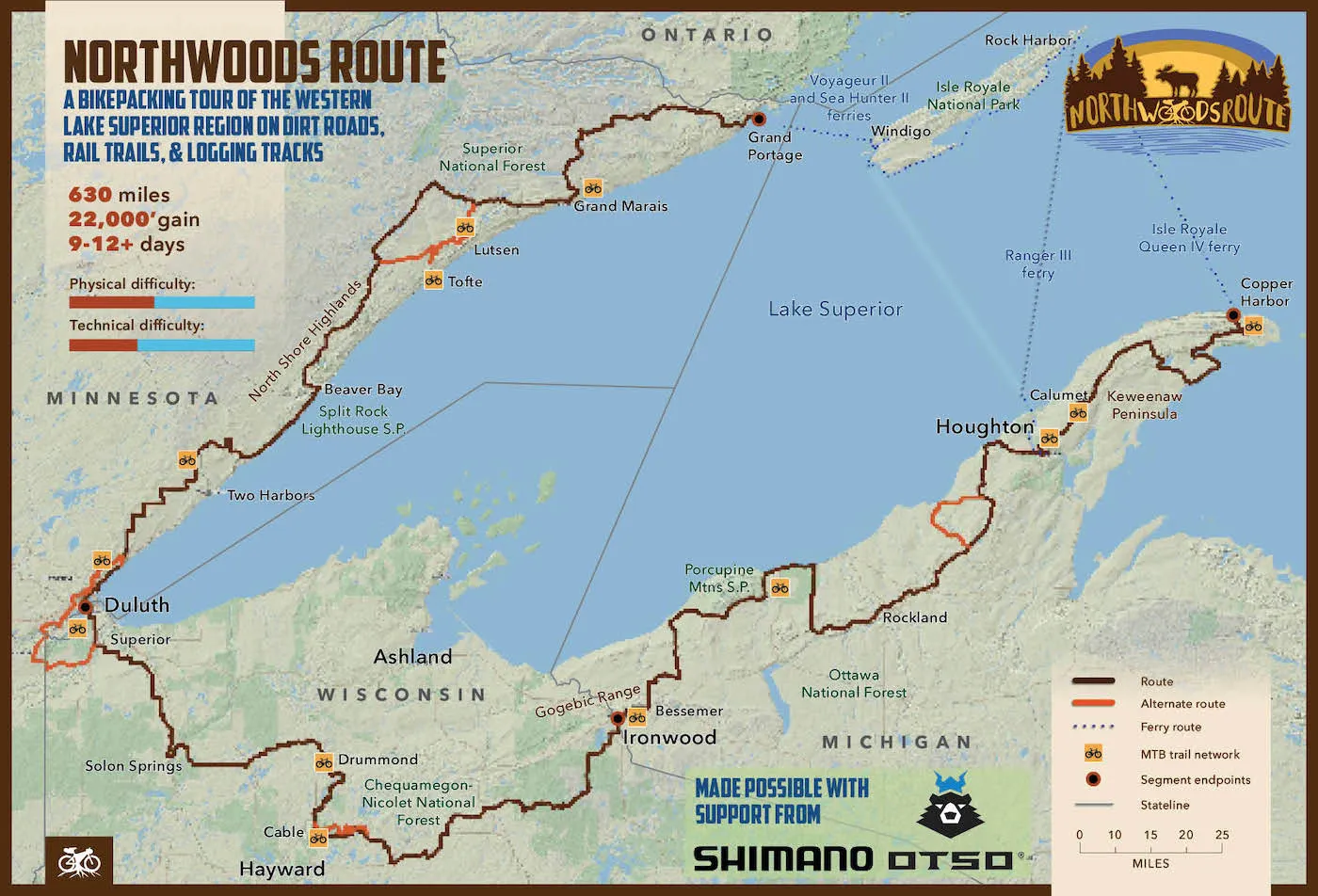 Bikepacking Roots Releases the 600-Mile Northwoods Route, of which Otso Cycles is a presenting sponsor.